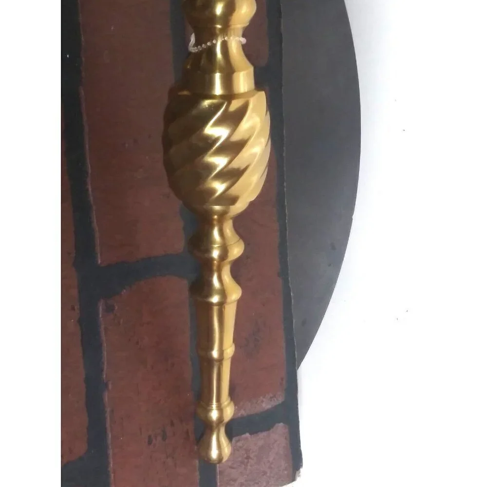 Pier 1 Brass Candle Holder SOLID BRASS Sconce Wall Mount Vintage India NEW